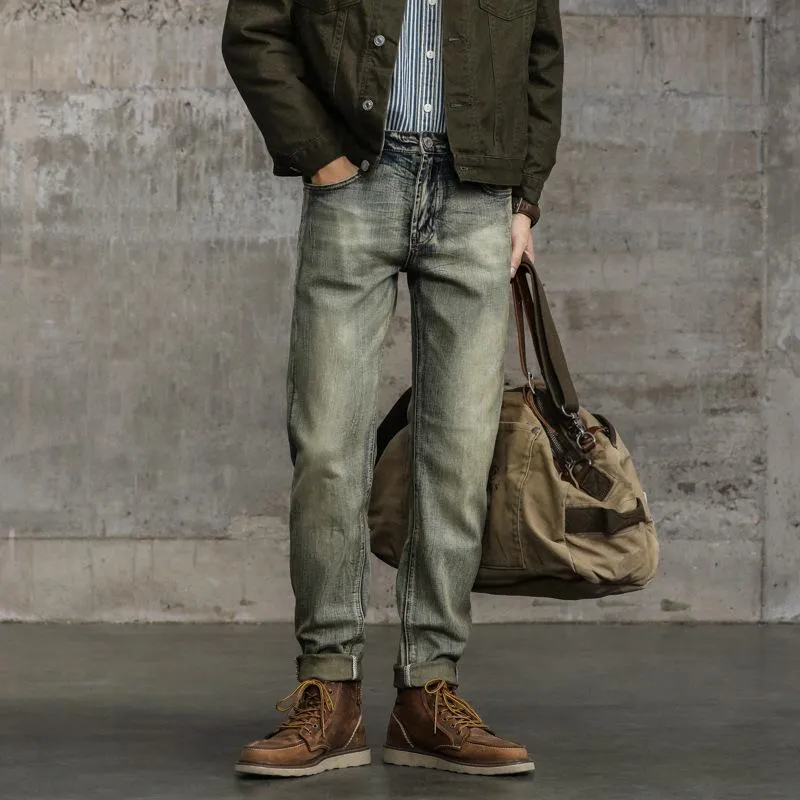 Men's Vintage Distressed Straight Jeans 35039230Y sold by Manly product image thumbnail 2