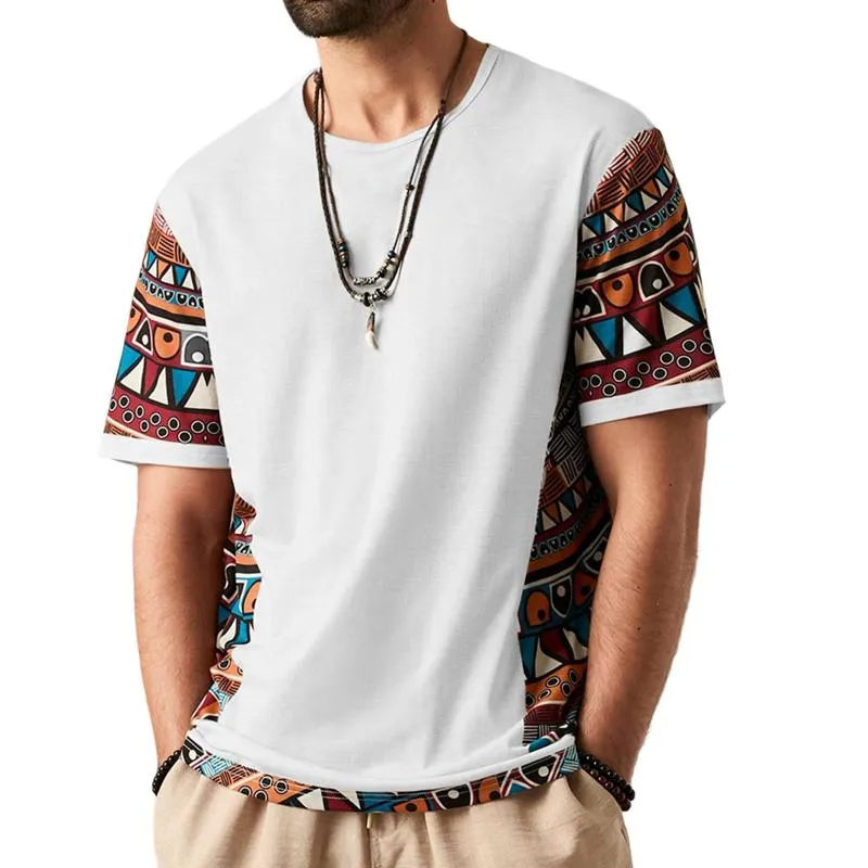Men's Printed Casual Short Sleeve Crew Neck T-Shirt 15863640X sold by Manly product image thumbnail 2