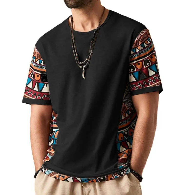 Men's Printed Casual Short Sleeve Crew Neck T-Shirt 15863640X sold by Manly product image thumbnail 3