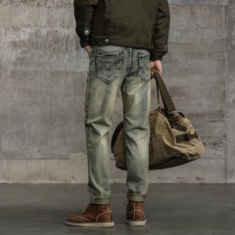 Men's Vintage Distressed Straight Jeans 35039230Y sold by Manly product image thumbnail 5