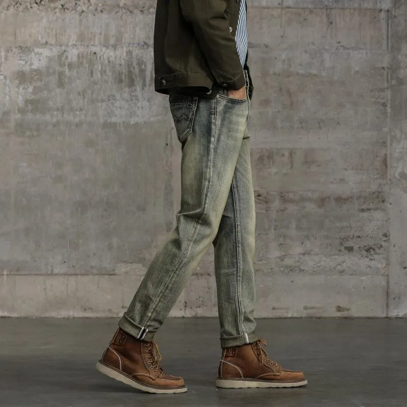 Men's Vintage Distressed Straight Jeans 35039230Y sold by Manly product image thumbnail 4
