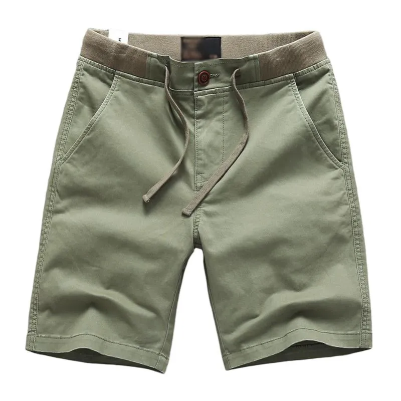 Men's Casual Outdoor Solid Color Cotton Straight Cargo Shorts 28431648M sold by Manly