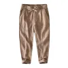 Men's Vintage Ramie Breathable Drawstring Elastic Waist Loose Trousers 36007489M sold by Manly