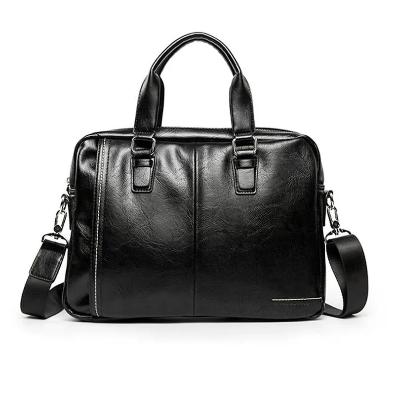 Men's Solid Color Briefcase 16719509Y sold by Manly
