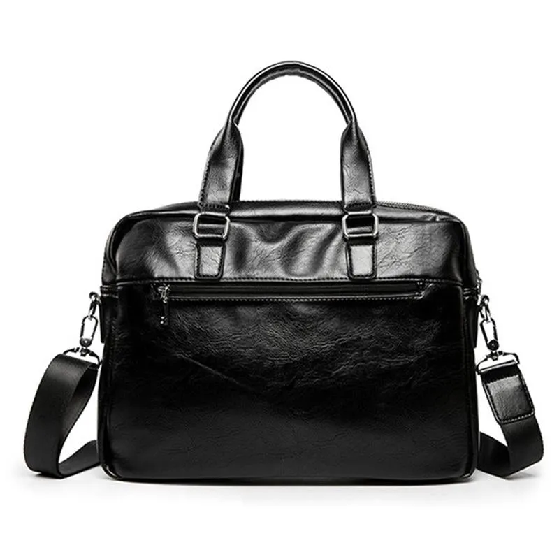 Men's Solid Color Briefcase 16719509Y sold by Manly product image thumbnail 2