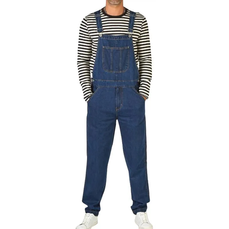 Men's Casual Vintage Denim Overalls 10222895Y sold by Manly