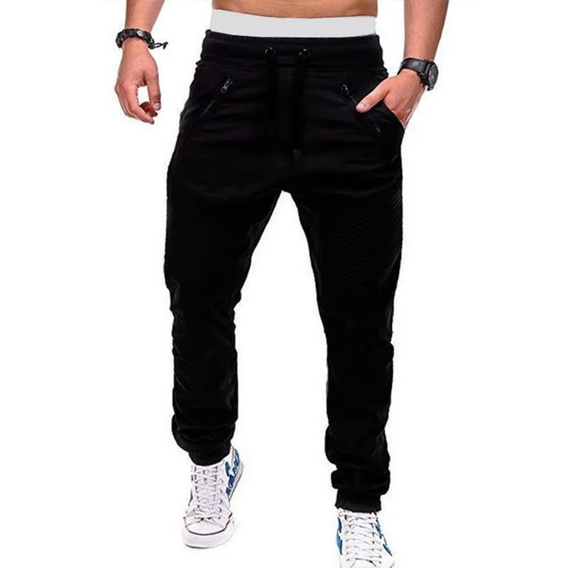 Men's Casual Lace-up Elastic Waist Loose Sweat Pants 27096396M sold by Manly product image thumbnail 5