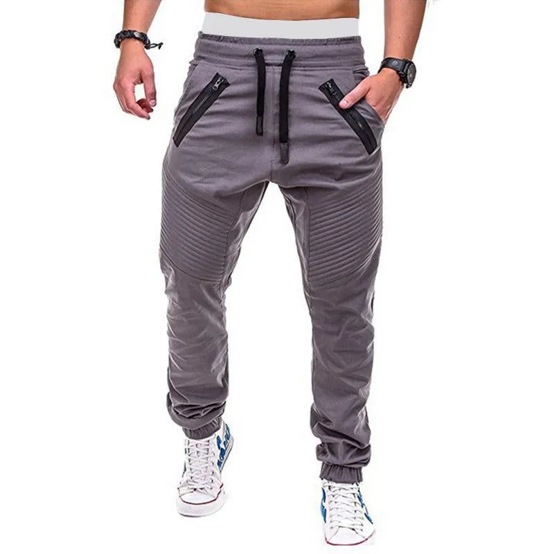 Men's Casual Lace-up Elastic Waist Loose Sweat Pants 27096396M sold by Manly product image thumbnail 2