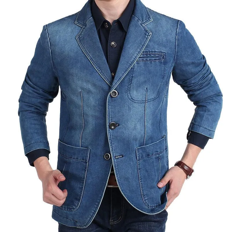 Men's Vintage Denim Blazer 97906211Y sold by Manly product image thumbnail 3
