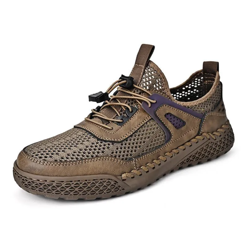 Men's Casual Mesh Hollow Breathable Non-slip Slip-On Shoes 73775114M sold by Manly