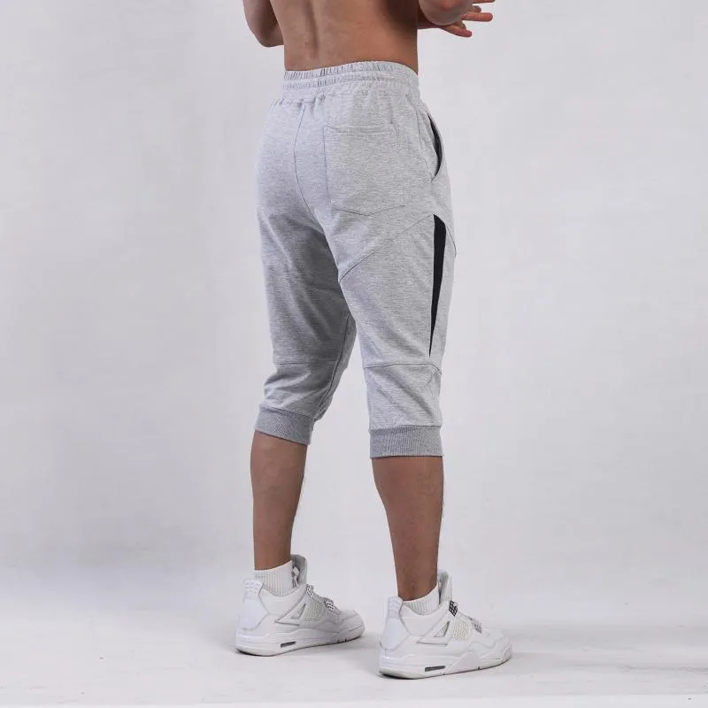 Men's Solid Color Elastic Waist Sports Shorts 84017560Z sold by Manly product image thumbnail 3