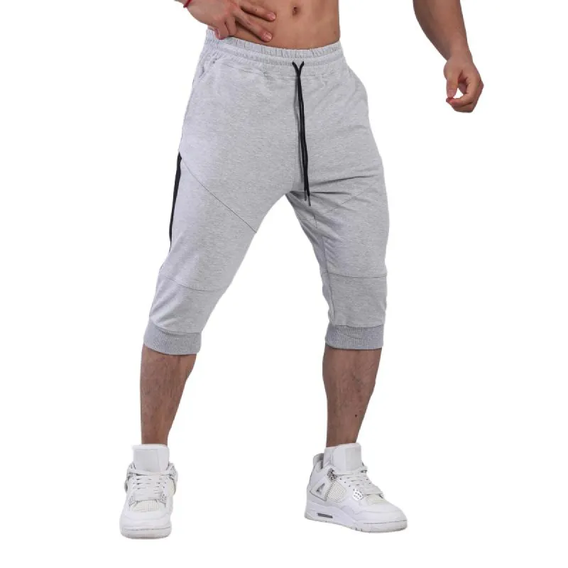 Men's Solid Color Elastic Waist Sports Shorts 84017560Z sold by Manly