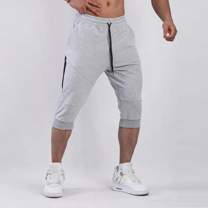 Men's Solid Color Elastic Waist Sports Shorts 84017560Z sold by Manly product image thumbnail 2