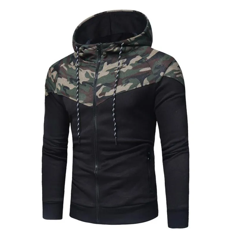 Men's Camouflage Zip-Up Hoodie 52275869X sold by Manly