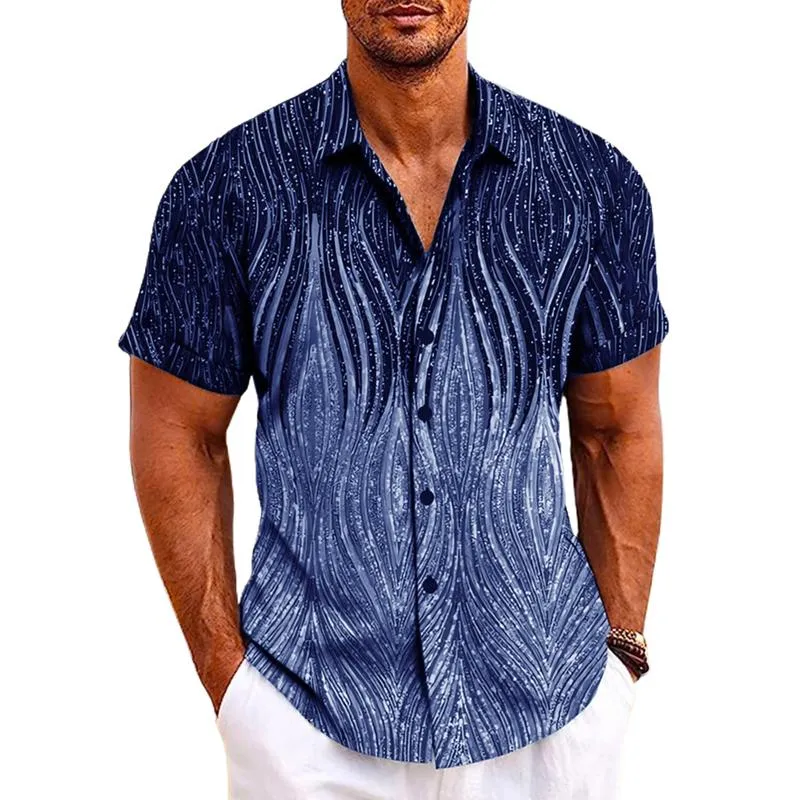Men's Ethnic Print Short-sleeved Casual Shirt 60447810X sold by Manly product image thumbnail 2