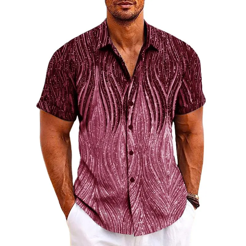 Men's Ethnic Print Short-sleeved Casual Shirt 60447810X sold by Manly product image thumbnail 4