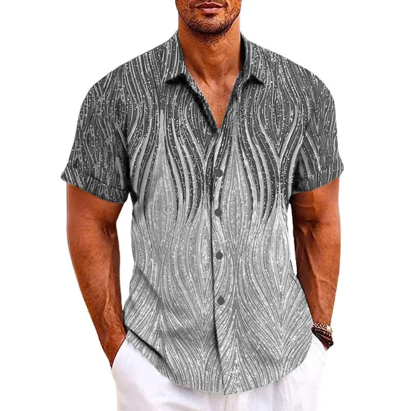 Men's Ethnic Print Short-sleeved Casual Shirt 60447810X sold by Manly product image thumbnail 3