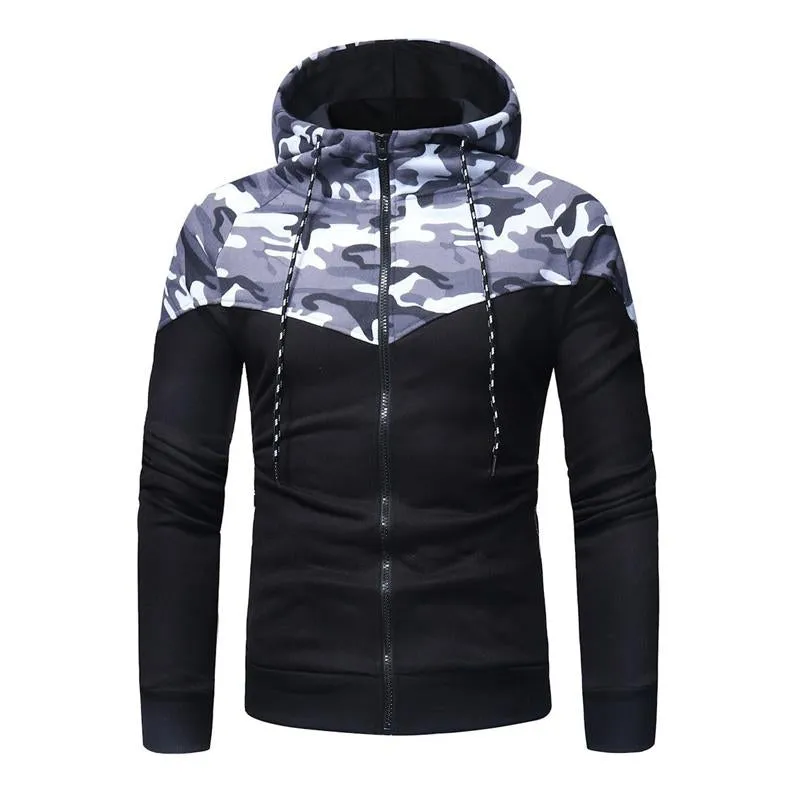 Men's Camouflage Zip-Up Hoodie 52275869X sold by Manly product image thumbnail 2