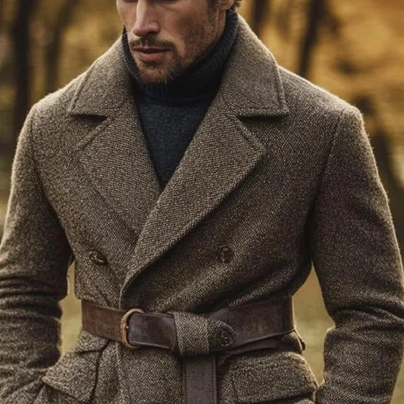 Men's Blended Double-breasted Blazer (without Belt) 01414164X sold by Manly product image thumbnail 3