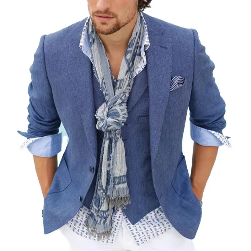 Men's Casual Solid Color Single Breasted Blazer 78470014X sold by Manly