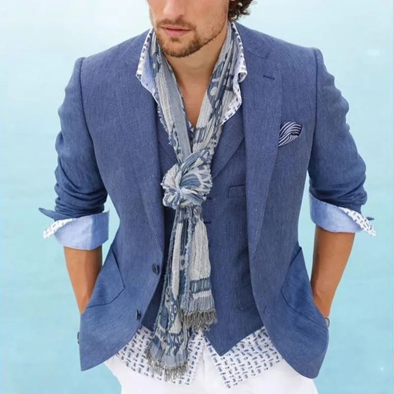 Men's Casual Solid Color Single Breasted Blazer 78470014X sold by Manly product image thumbnail 2