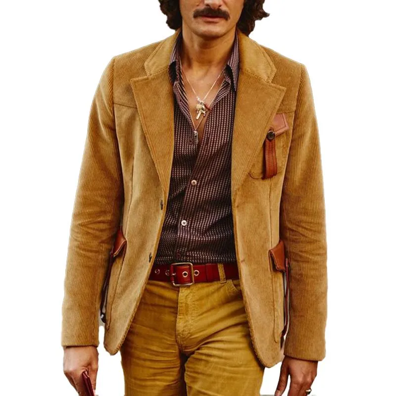 Men's Vintage Corduroy Multi-Pocket Blazer 66611080X sold by Manly