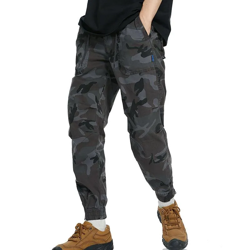 Men's Camouflage Multi-pocket Zipper Cargo Pants 09558175Z sold by Manly product image thumbnail 4