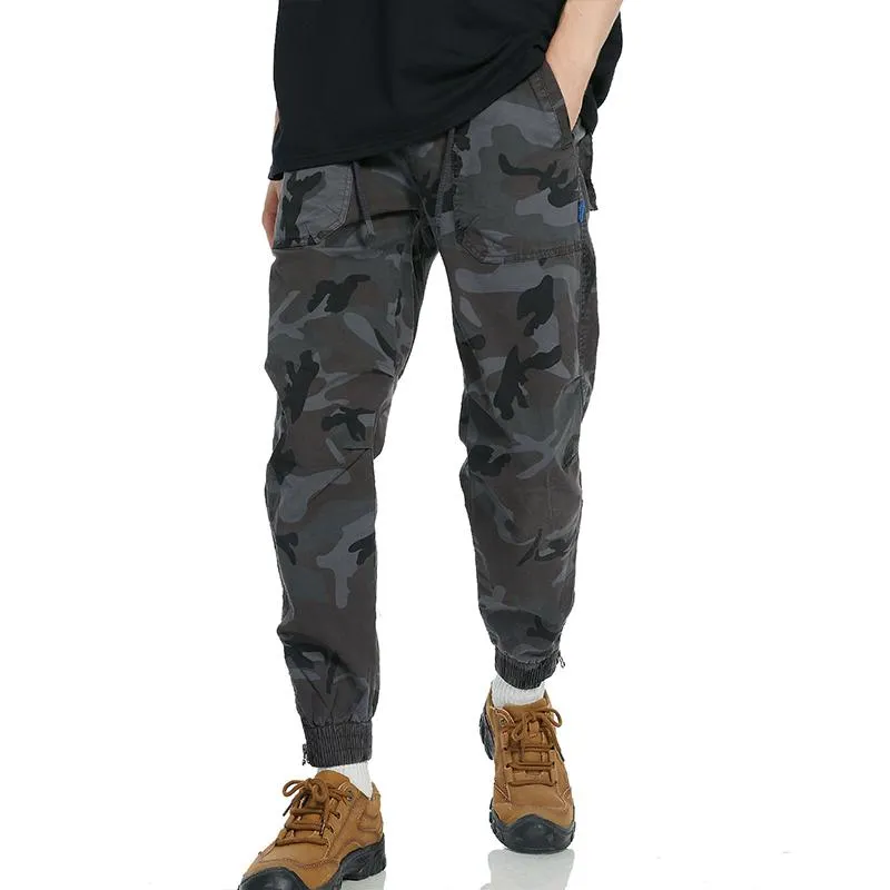 Men's Camouflage Multi-pocket Zipper Cargo Pants 09558175Z sold by Manly product image thumbnail 3