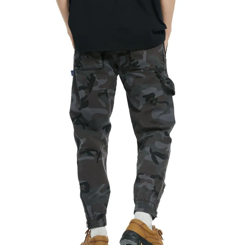 Men's Camouflage Multi-pocket Zipper Cargo Pants 09558175Z sold by Manly product image thumbnail 5