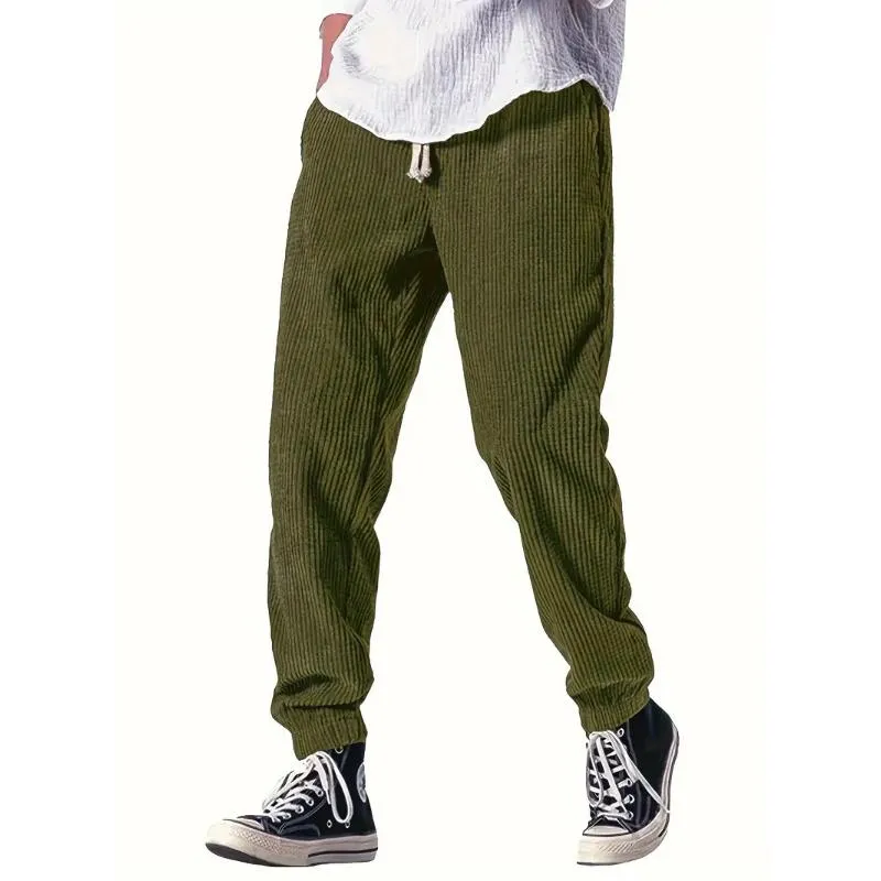 Men's Casual Thickened Waffle Warm Sports Pants 46141644M sold by Manly product image thumbnail 3