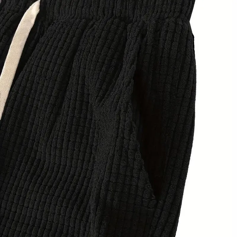 Men's Casual Thickened Waffle Warm Sports Pants 46141644M sold by Manly product image thumbnail 5