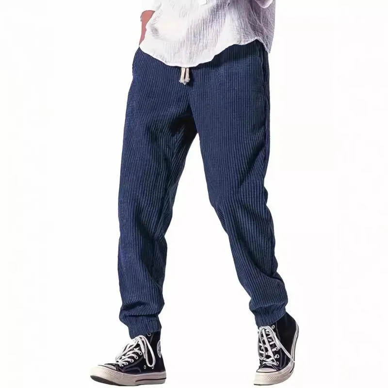 Men's Casual Thickened Waffle Warm Sports Pants 46141644M sold by Manly