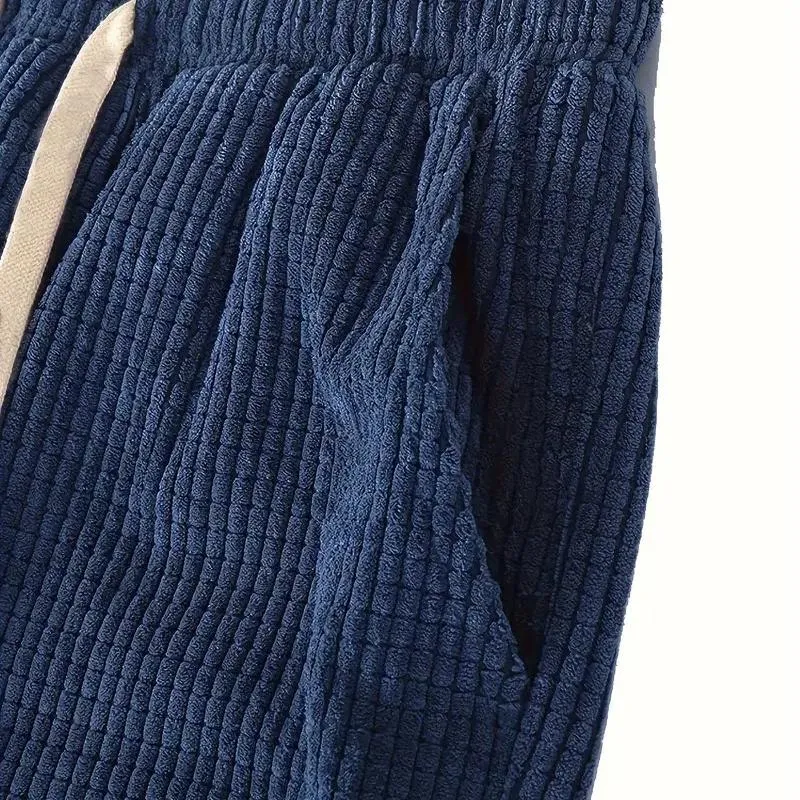 Men's Casual Thickened Waffle Warm Sports Pants 46141644M sold by Manly product image thumbnail 4