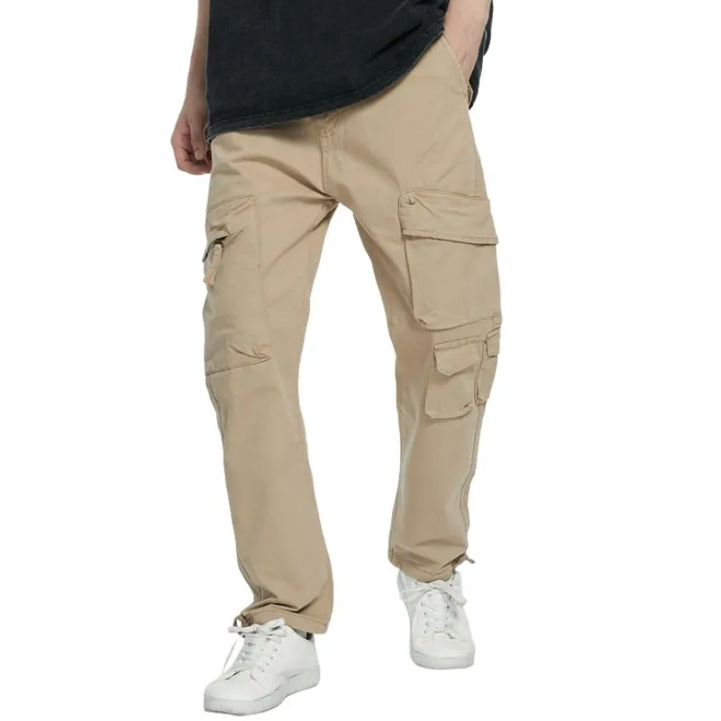 Men's Casual Multi-Pocket Cargo Pants 28858950Y sold by Manly
