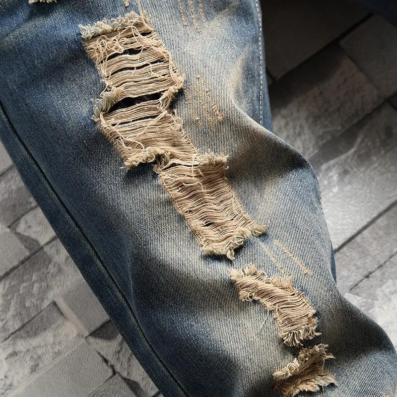 Men's Ripped Stretch Slim Jeans 34378530Y sold by Manly product image thumbnail 5