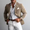 Men's Vintage Corduroy Notch Lapel Single Breasted Slim Fit Blazer 22077917M sold by Manly