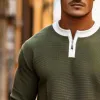 Men's Colorblock Zipper Crewneck Casual Sweater 95440001Y sold by Manly