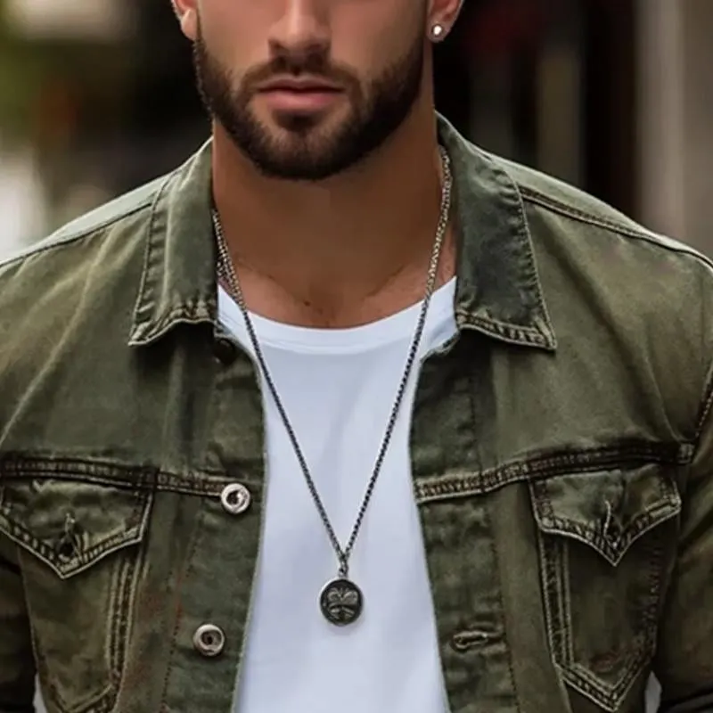 Men's Vintage Washed Single Breasted Lapel Jacket 08869948X sold by Manly product image thumbnail 3