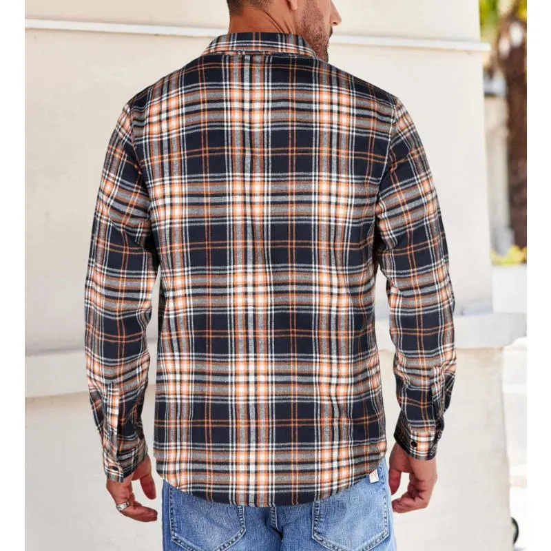 Men's Casual Plaid Long Sleeve Shirt 90326373Y sold by Manly product image thumbnail 2