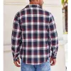 Men's Casual Plaid Long Sleeve Shirt 35428060Y sold by Manly