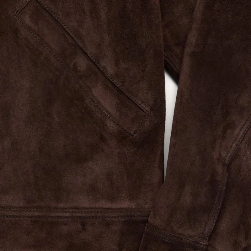 Men's Vintage Suede Lapel Zipper Slim Fit Jacket 45054452M sold by Manly product image thumbnail 3