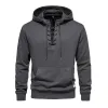 Men's Solid Cotton Loose Fit Hoodie 91105214X sold by Manly