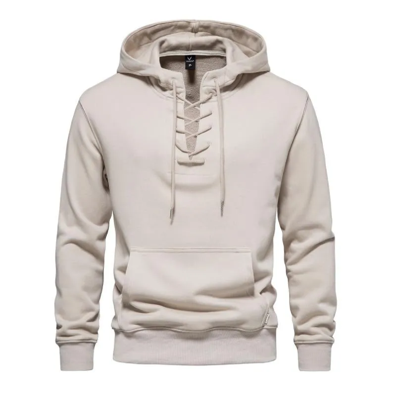 Men's Solid Cotton Loose Fit Hoodie 91105214X sold by Manly