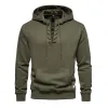Men's Solid Cotton Loose Fit Hoodie 91105214X sold by Manly