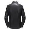Men's Vintage Thickened Leather Motorcycle Jacket 62753030X sold by Manly