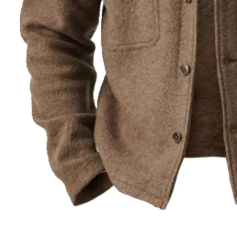 Men's Vintage Casual Tweed Pocket Lapel Jacket 50826513TO sold by Manly product image thumbnail 3