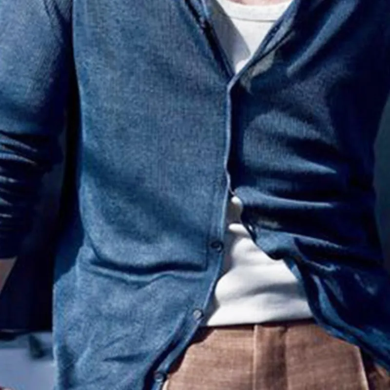 Men's Retro Casual Button Closure Long Sleeve T-Shirt 62090211TO sold by Manly product image thumbnail 3