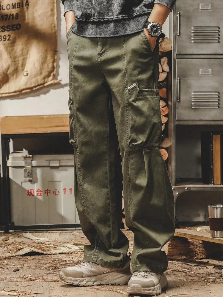 Men's Retro Loose Multi-Pocket Cargo Pants 46289557Y sold by Manly product image thumbnail 2