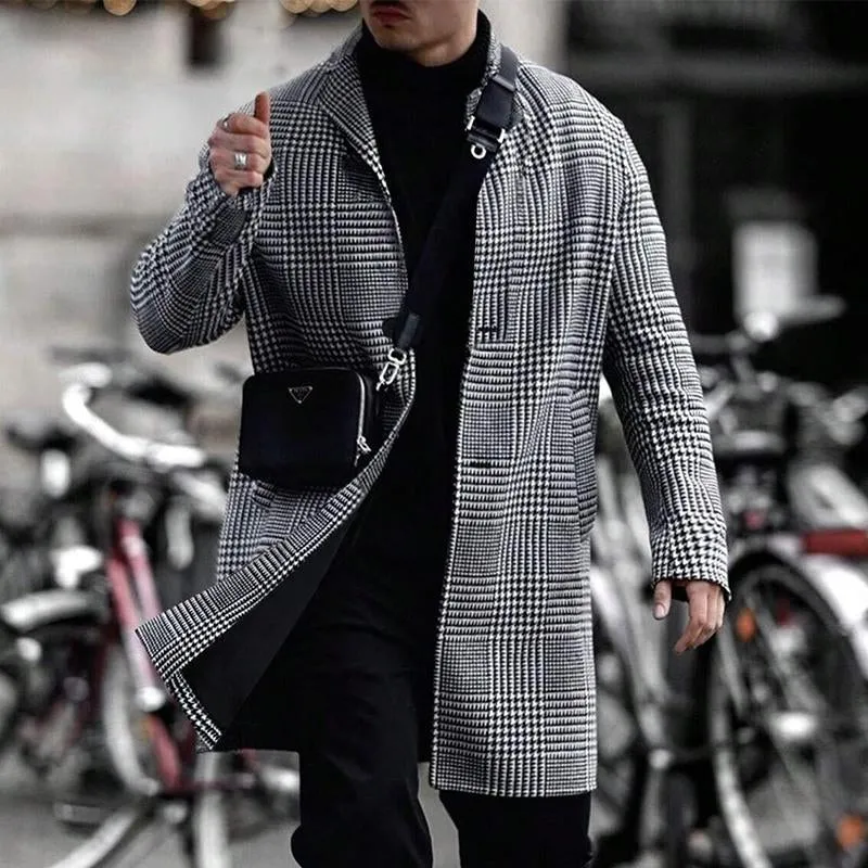 Men's Vintage Houndstooth Single Breasted Coat 24947364X sold by Manly product image thumbnail 3