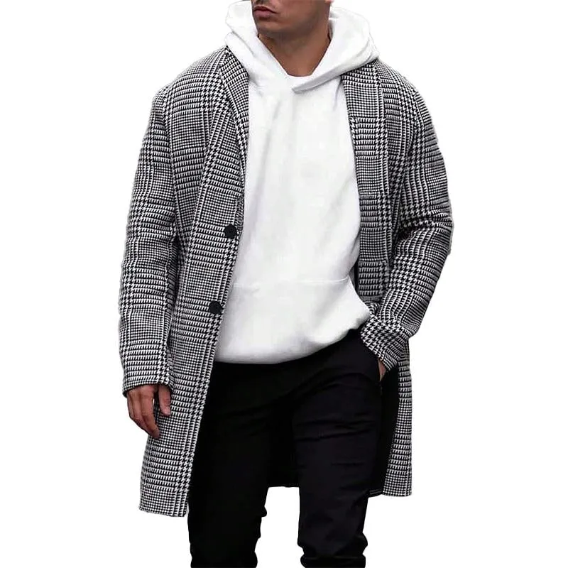 Men's Vintage Houndstooth Single Breasted Coat 24947364X sold by Manly product image thumbnail 2